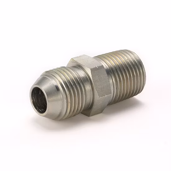 90 Elbow JIS Gas Male 60 Cone/BSPT Male Adapter