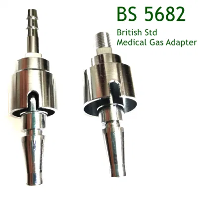 Adaptateur de gaz médical standard britannique BS 5682